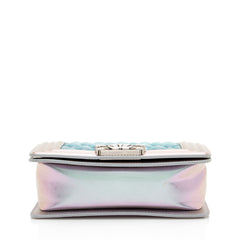Chanel Iridescent Quilted PVC Calfskin Small Boy Bag