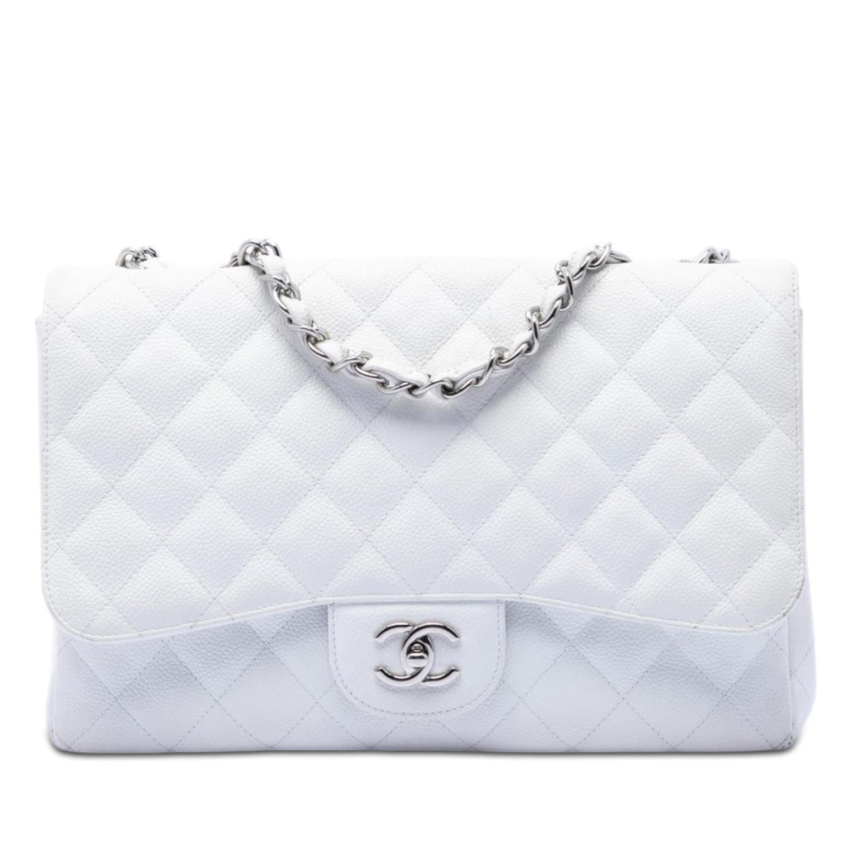 Chanel Jumbo Classic Caviar Single Flap