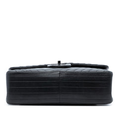 Chanel Jumbo Classic Chevron Lambskin So Black Double Flap