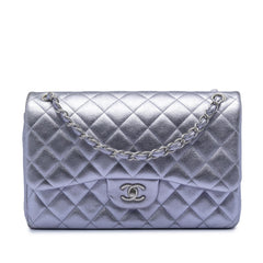 Chanel Jumbo Classic Metallic Lambskin Double Flap