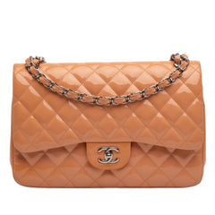 Chanel Jumbo Classic Patent Double Flap