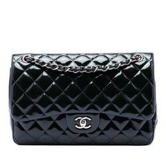 Chanel Jumbo Classic Patent Double Flap