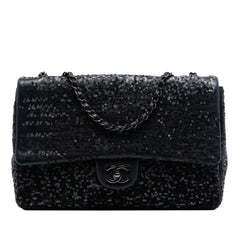 Chanel Jumbo Classic Sequins Single Flap