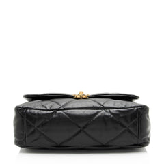 Chanel Lambskin 19 Maxi Flap Shoulder Bag
