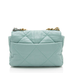 Chanel Lambskin 19 Medium Flap Shoulder Bag