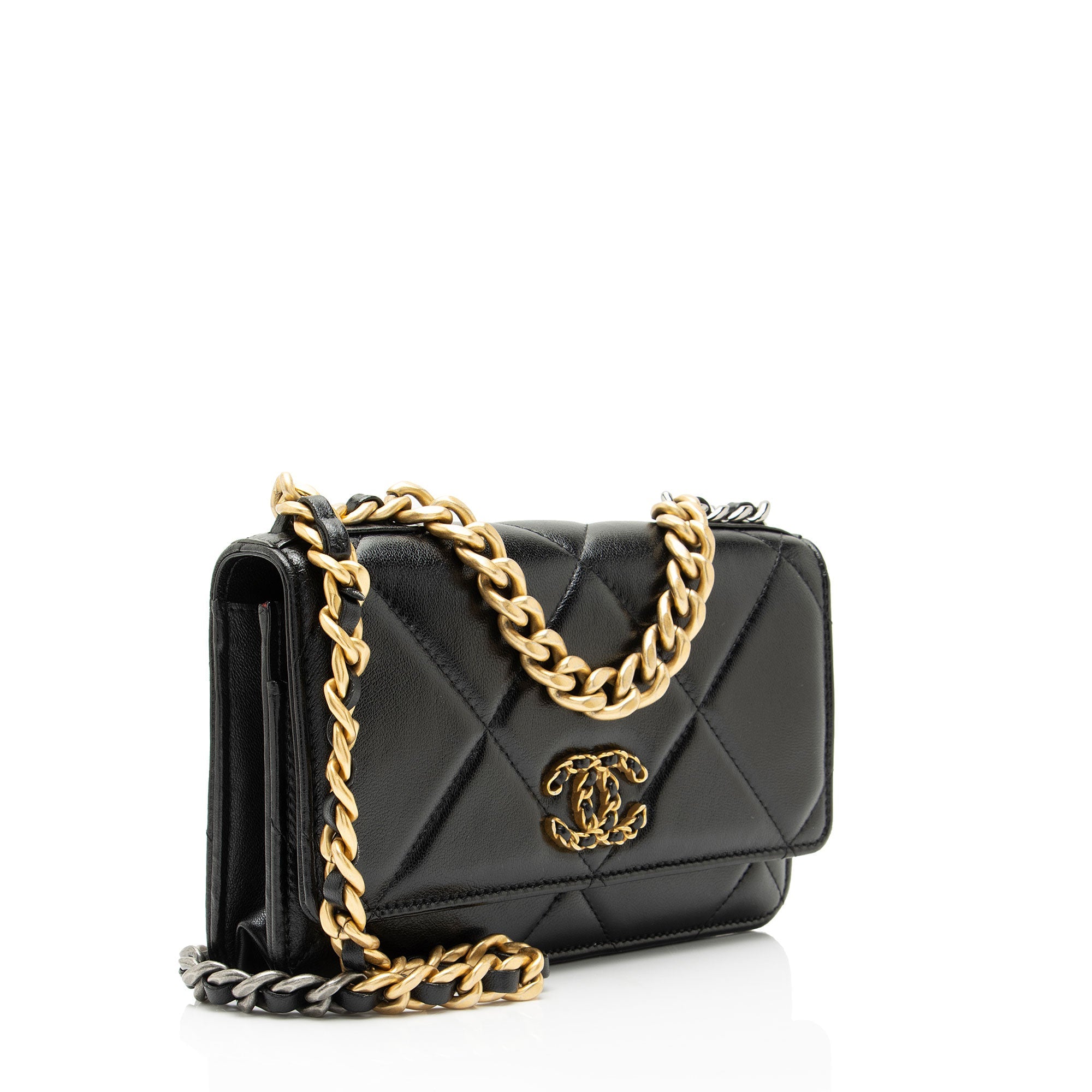 Chanel Lambskin 19 Wallet on Chain