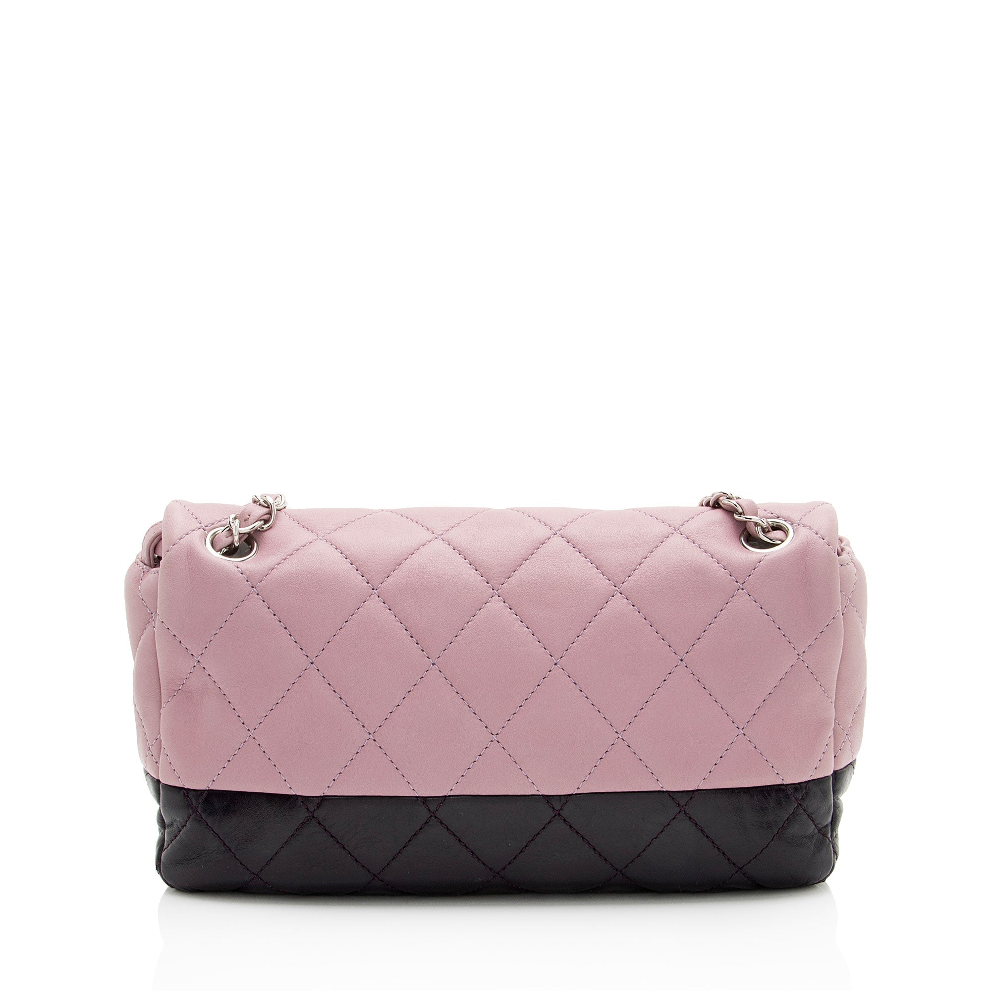 Chanel Lambskin Bicolor CC Medium Single Flap Bag