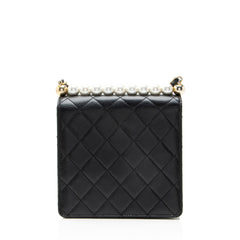 Chanel Lambskin Chic Pearls Small Vertical Flap Bag