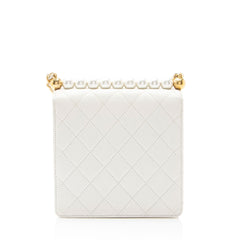 Chanel Lambskin Chic Pearls Small Vertical Flap Bag
