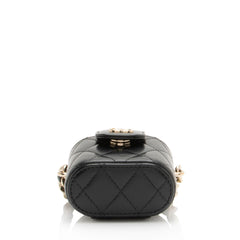 Chanel Lambskin Resin Elegant Chain Vanity Case