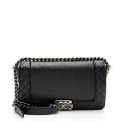 Chanel Lambskin Reverso Medium Boy Bag