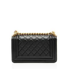 Chanel Lambskin Small Boy Bag