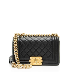 Chanel Lambskin Small Boy Bag