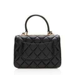 Chanel Lambskin Trendy CC Mini Top Handle