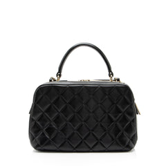 Chanel Lambskin Trendy CC Small Bowling Satchel