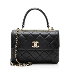 Chanel Lambskin Trendy CC Small Top Handle