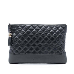 Chanel Large Aged Calfskin Gabrielle O Case Clutch