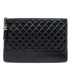Chanel Large Aged Calfskin Gabrielle O Case Clutch