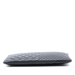 Chanel Large Bi Quilted Lambskin O Case Clutch
