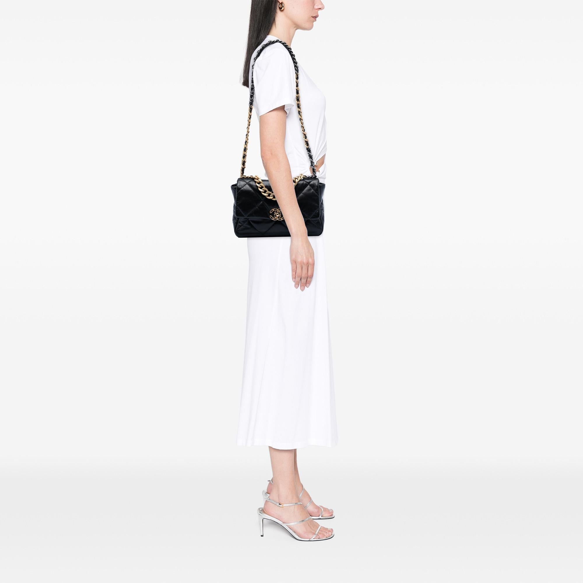 Chanel Large Lambskin 19 Flap