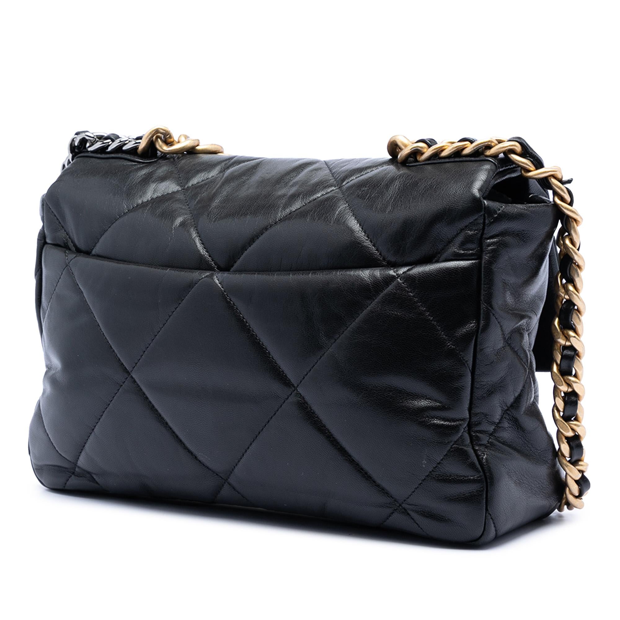 Chanel Large Lambskin 19 Flap