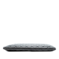 Chanel Large Quilted Iridescent Patent O Case Clutch