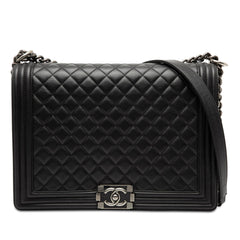 Chanel Large Quilted Lambskin Boy Flap