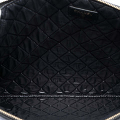 Chanel Large Quilted Lambskin Casino Charms O Case Clutch
