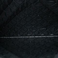 Chanel Large Quilted Lambskin O Case Clutch