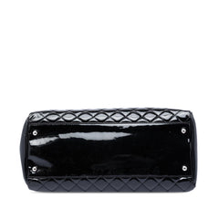 Chanel Large Quilted Patent Just Mademoiselle Bowling Bag