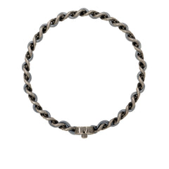 Chanel Leather Chain CC Turnlock Bangle