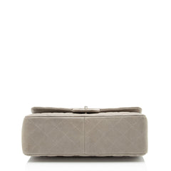 Chanel Matte Caviar Leather Classic Jumbo Double Flap Bag