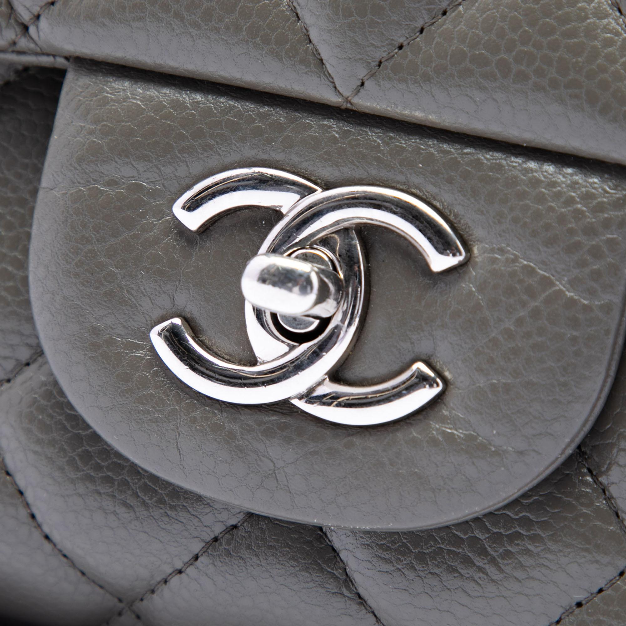 Chanel Maxi Classic Caviar Single Flap