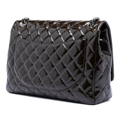 Chanel Maxi Classic Patent Double Flap