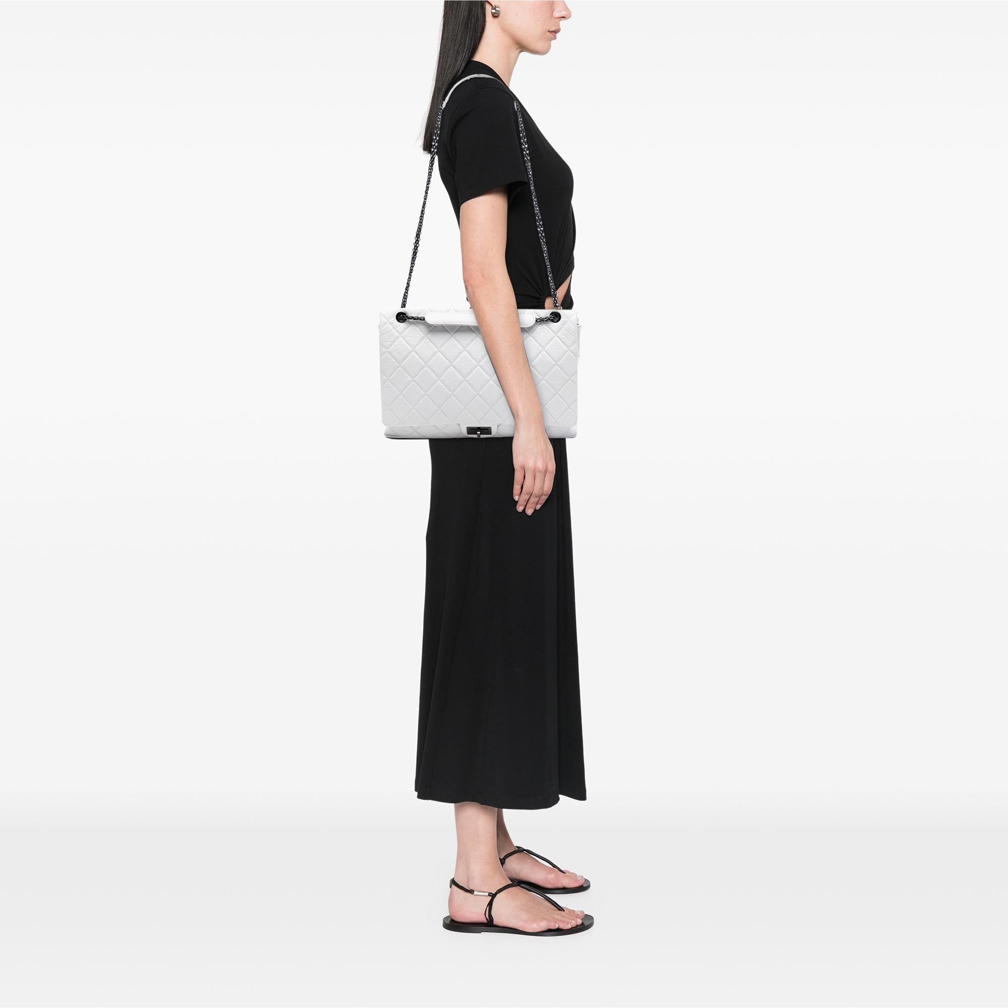 Chanel Maxi Quilted Aged Calfskin Reissue 2.55 Single Flap