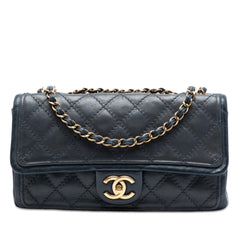 Chanel Medium CC Quilted Iridescent Calfskin Sheriff Star Flap