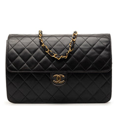 Chanel Medium CC Quilted Lambskin Single Flap