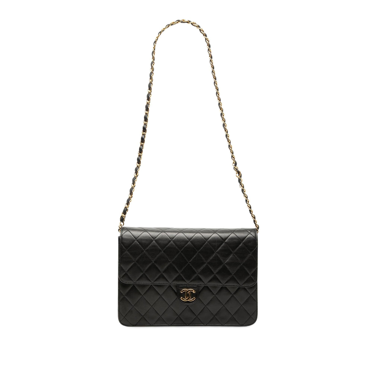 Chanel Medium CC Quilted Lambskin Single Flap