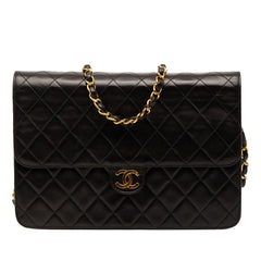 Chanel Medium CC Quilted Lambskin Single Flap