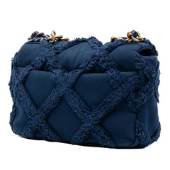Chanel Medium Canvas and Cotton 19 Flap