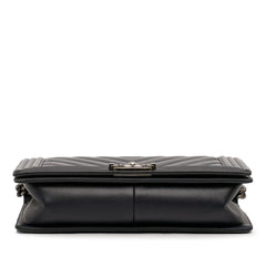 Chanel Medium Chevron Lambskin Boy Flap
