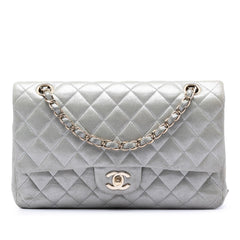 Chanel Medium Classic Iridescent Lambskin Double Flap