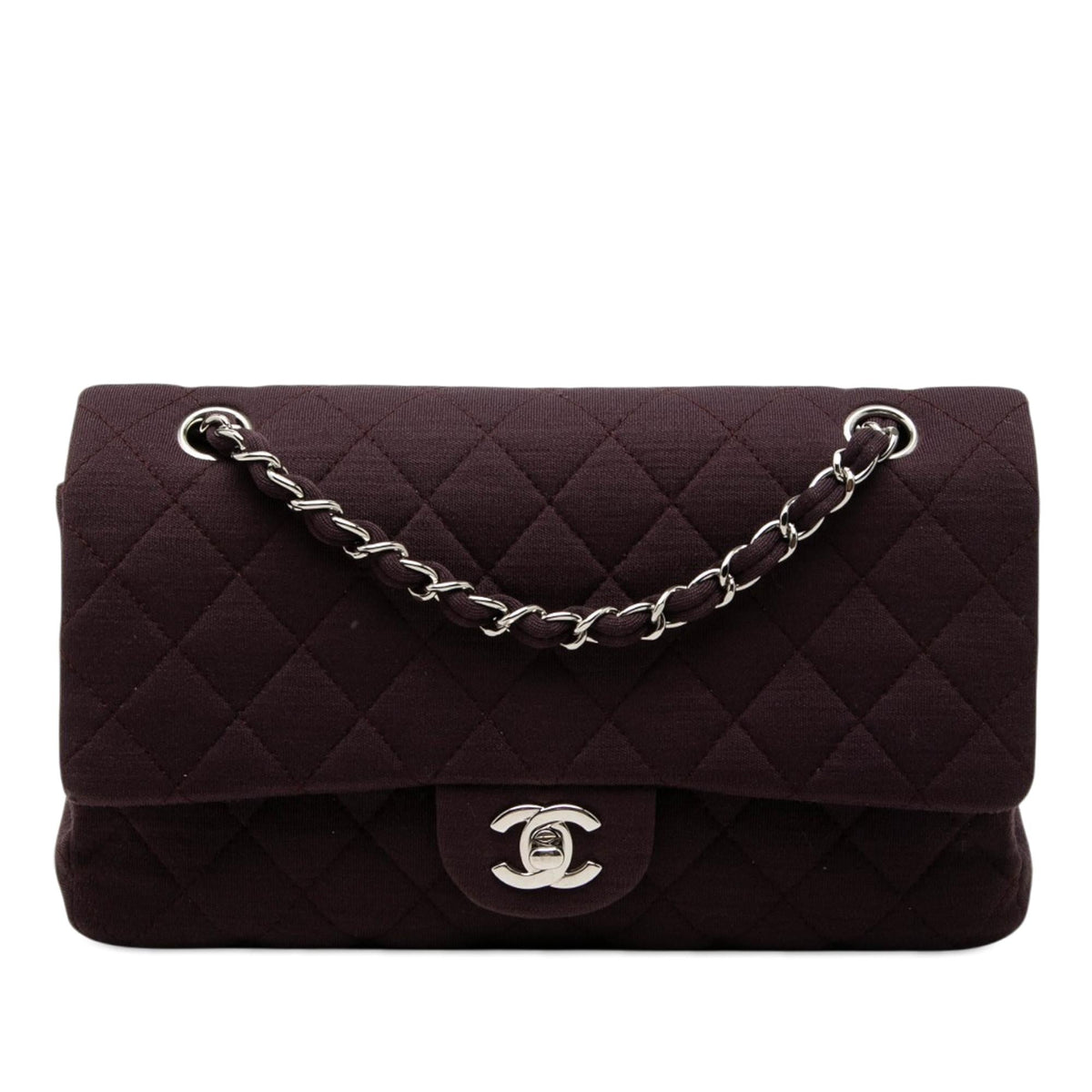 Chanel Medium Classic Jersey Double Flap