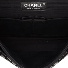 Chanel Medium Classic Ribbon Tweed Double Flap