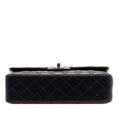 Chanel Medium Classic Tricolor Lambskin Double Flap