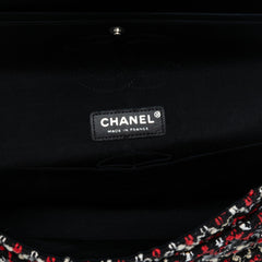 Chanel Medium Classic Tweed Sequins Double Flap