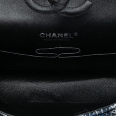 Chanel Medium Classic Tweed and Silicone Double Flap