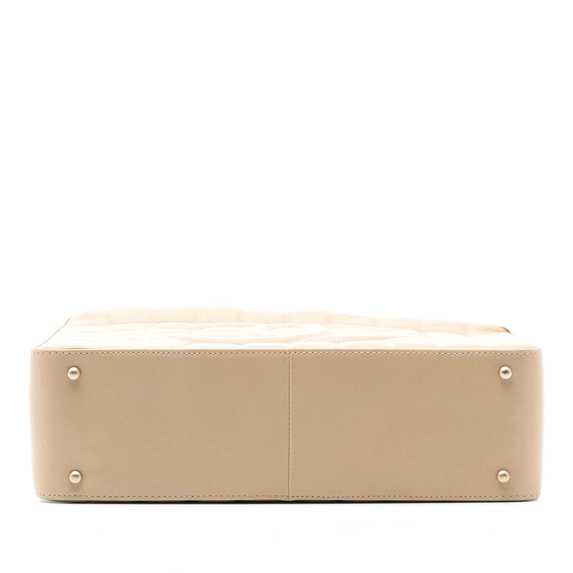 Chanel Medium Lambskin Chocolate Bar Shoulder Bag