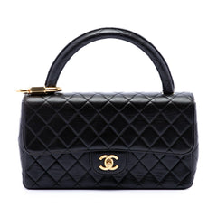Chanel Medium Lambskin Kelly Parent Top Handle Bag