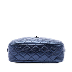 Chanel Medium Metallic Quilted Aged Calfskin Reissue Camera Bag